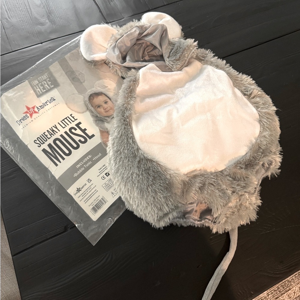 Dress Up America Baby Mouse Costume Toddlers Adorable Halloween 12-24 mo